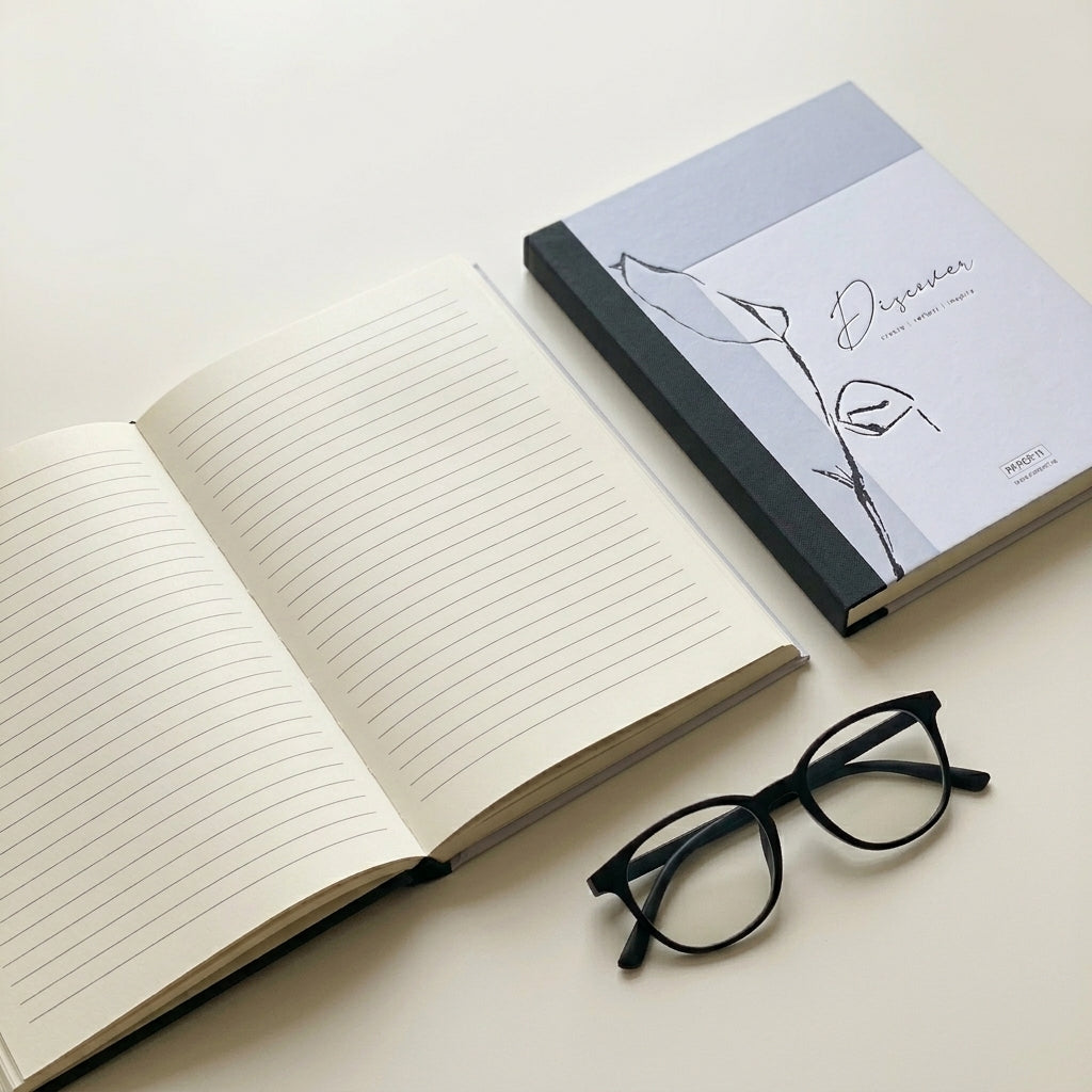 Lilac days hardcover notebook