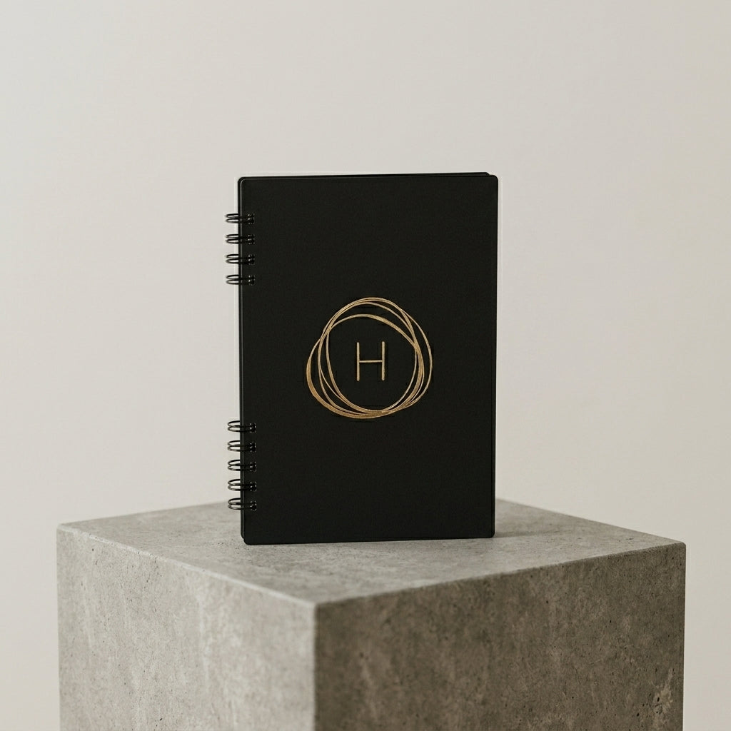 The Initial Notebook (Gold foiling)