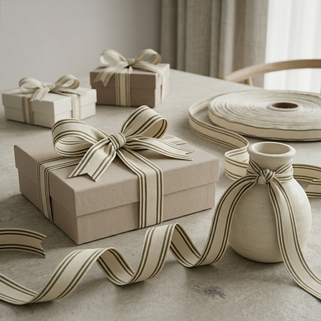 Line Cotton Ribbons