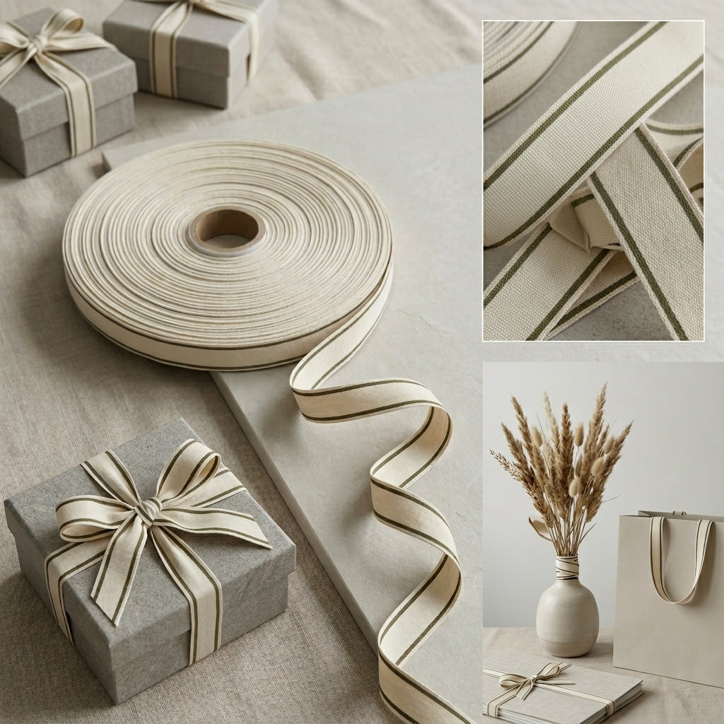 Line Cotton Ribbons