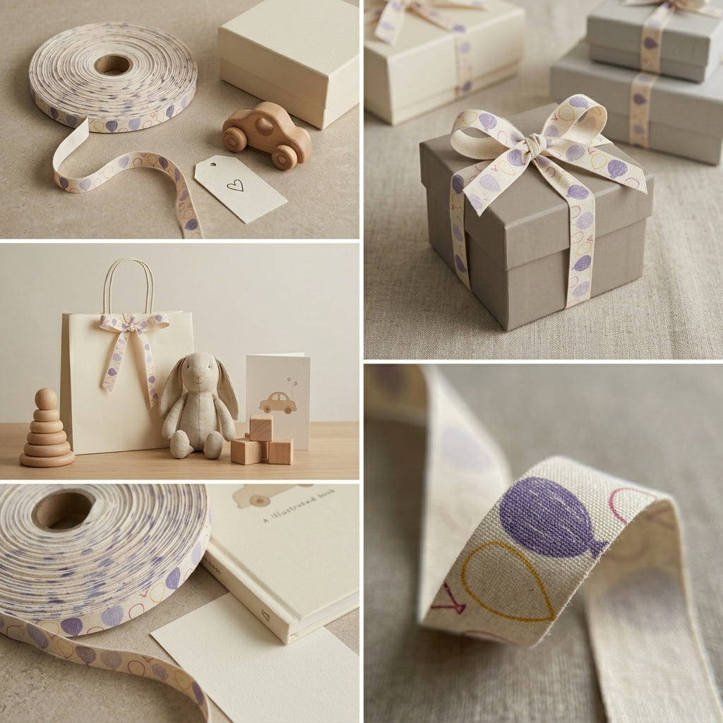 Party Balloon Cotton Ribbons