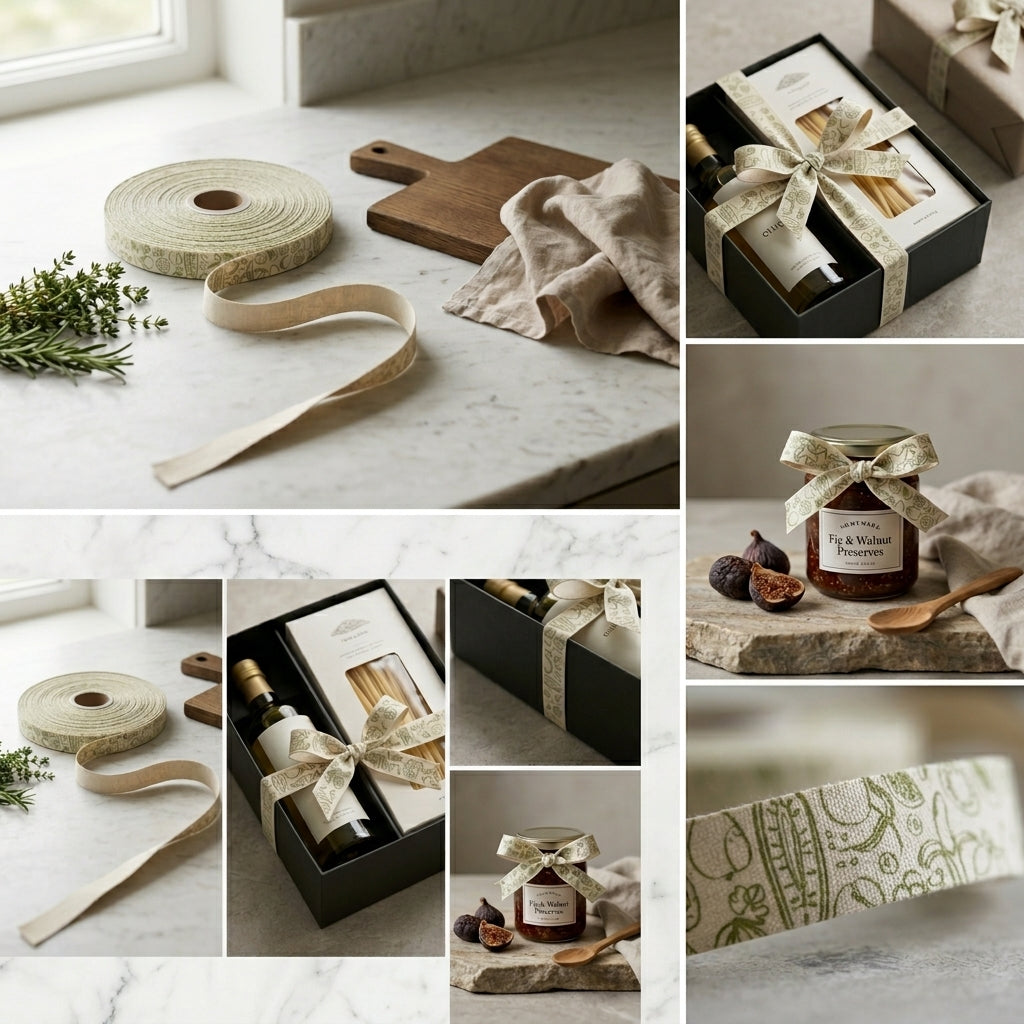 Garden Fruits Cotton Ribbons