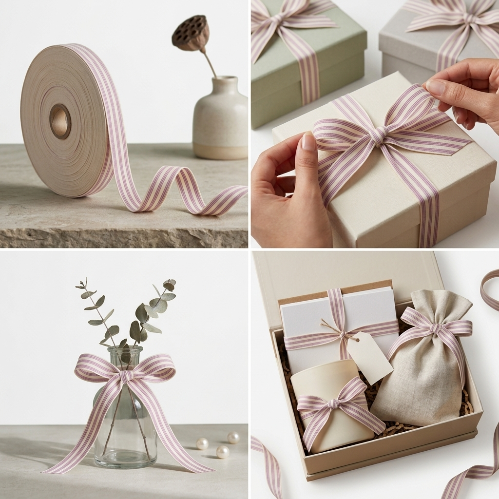 Purple Cotton Ribbons