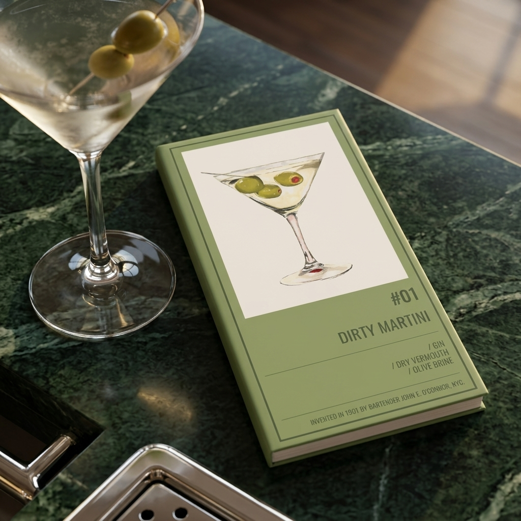 #01 Dirty Martini Notepad