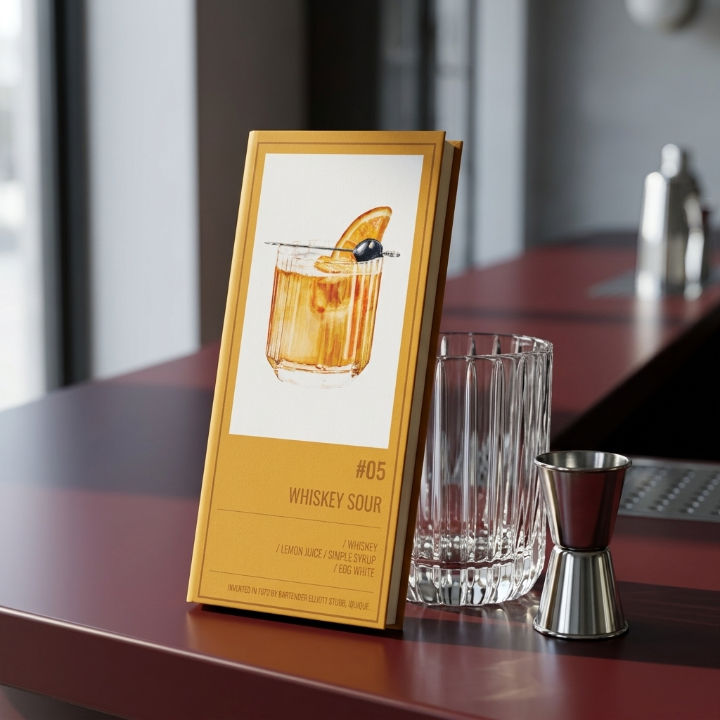 #05 Whiskey Sour Notepad