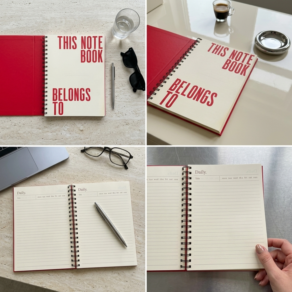 Cherry folder Notebook