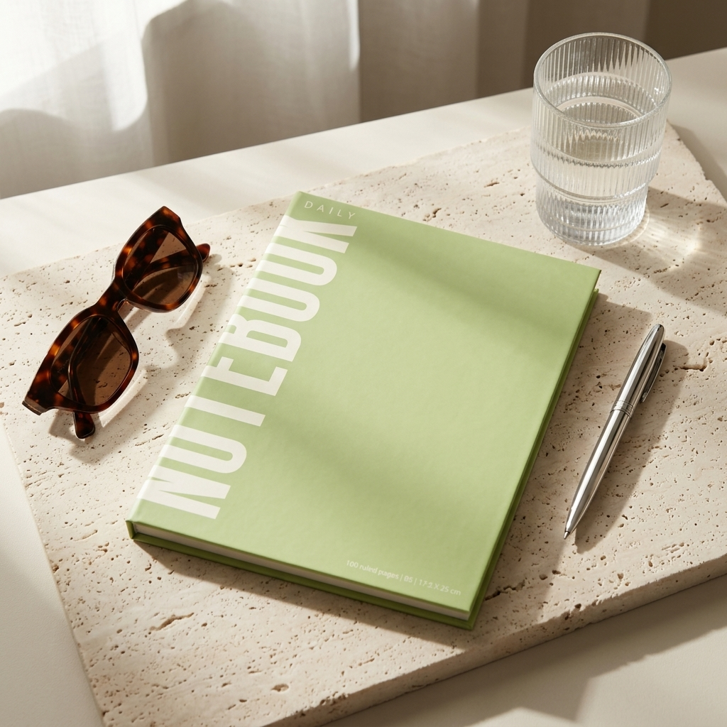 Lime folder Notebook