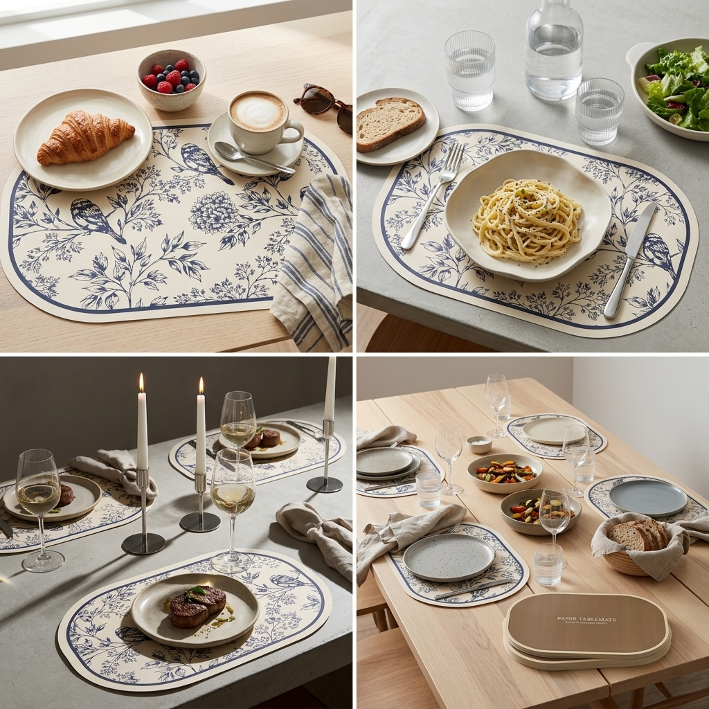 Blue Jay Paper Tablemats (Set of 50)