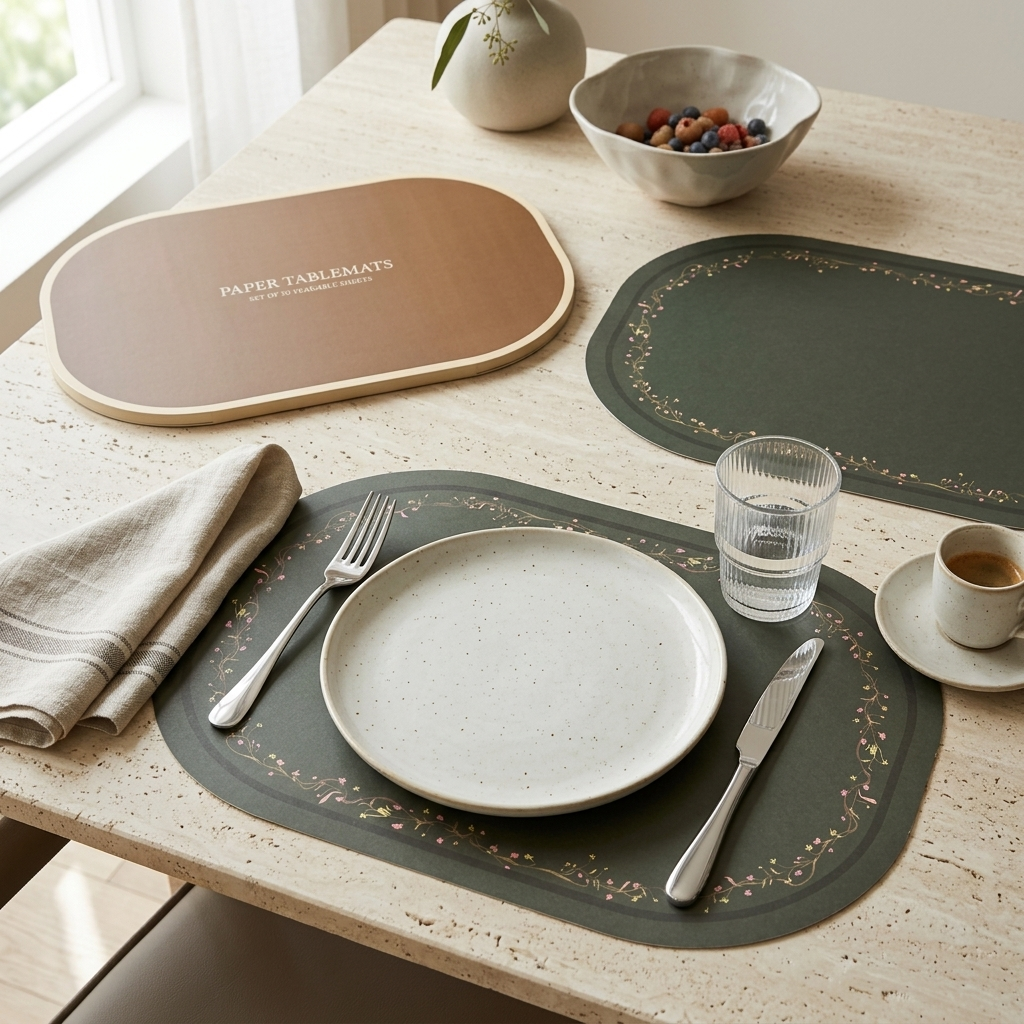 Meadow I Tablemat Book </br> (50 Paper Sheets)