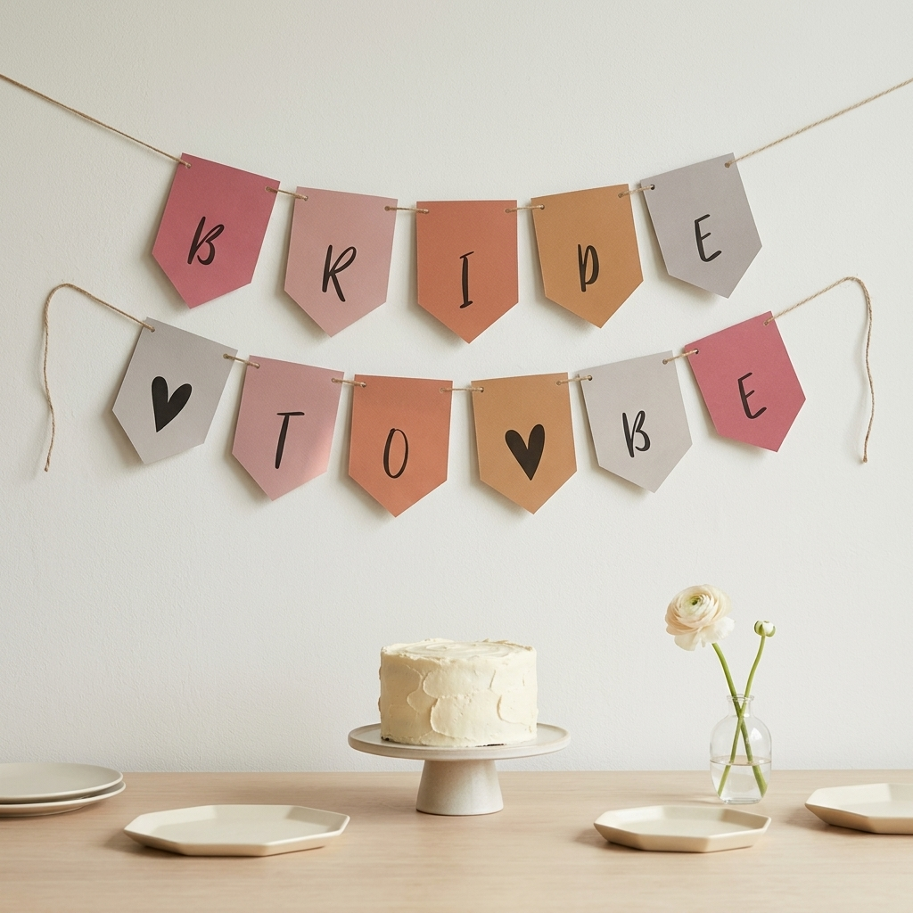 Fall bride to be buntings