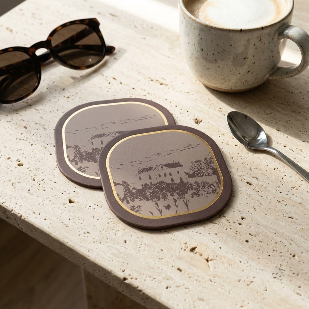 Country II Foiled Coasters