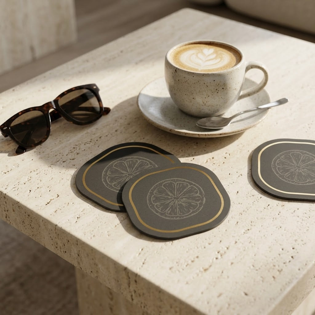 Orchard I Foiled Coasters