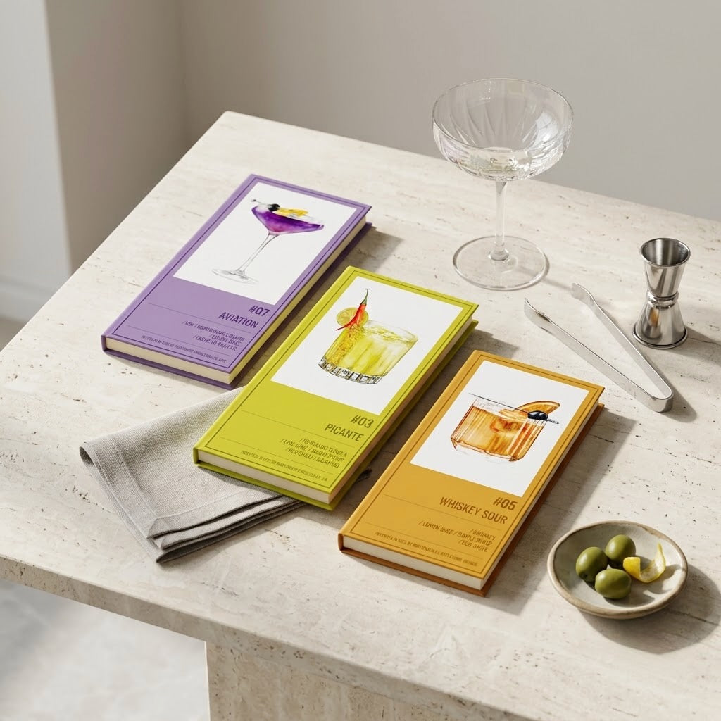 Zest — Cocktail Notepad Trio