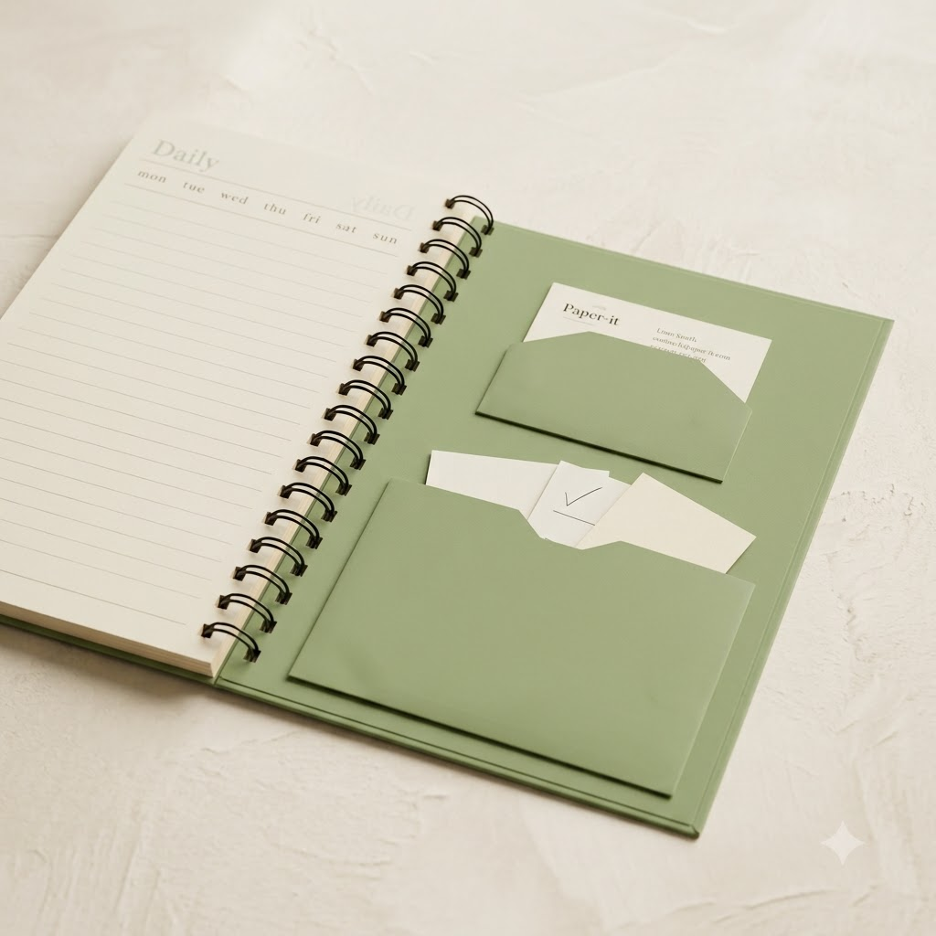 Lime folder Notebook