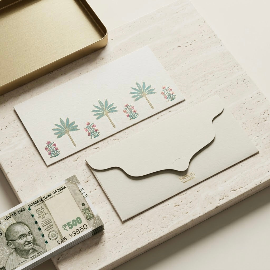 Palm Foiled Money Envelopes