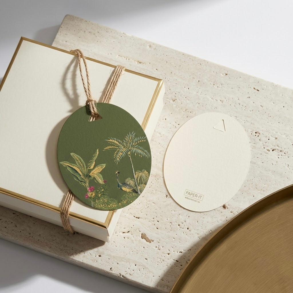 Garden Pavilion Foiled Tags
