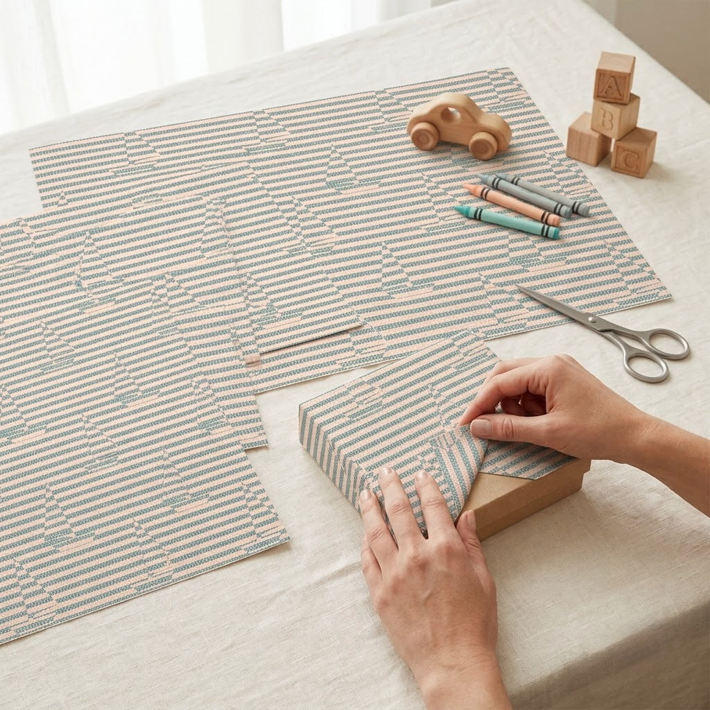 Sail Wrapping Sheets + Folded Cards