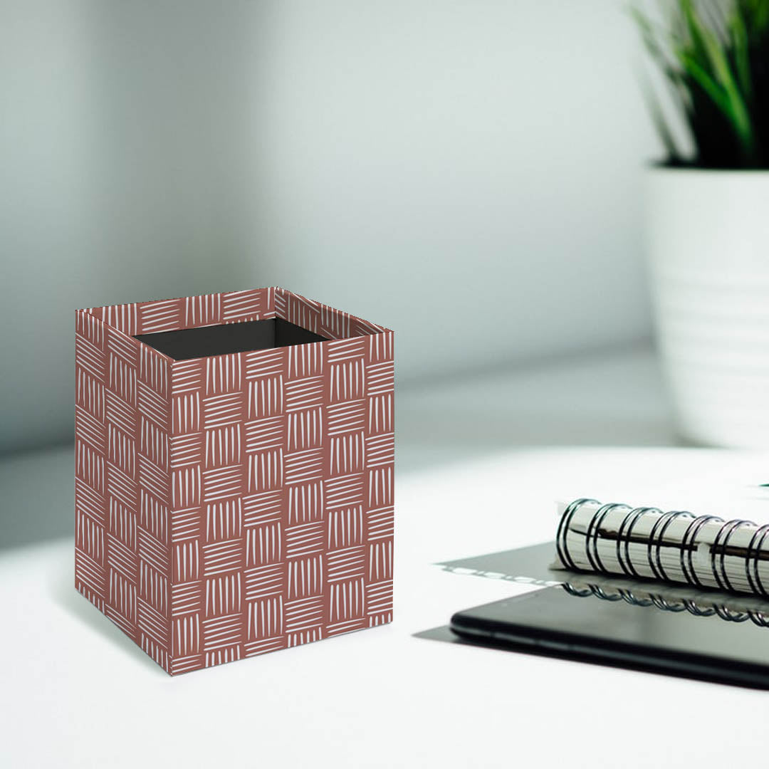 Burnt Brick Pen Holder