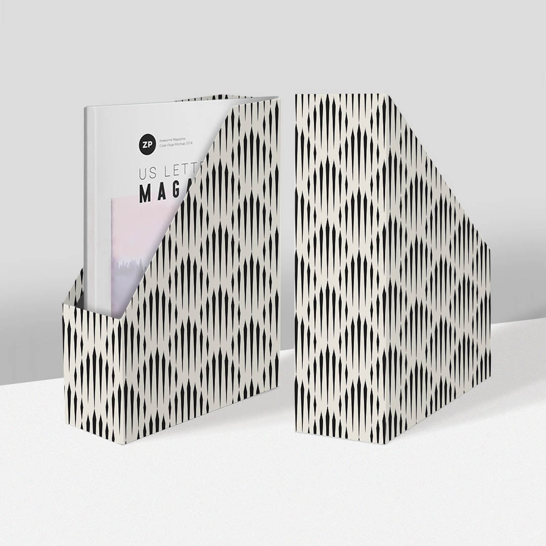 Abstract Magazine Holder