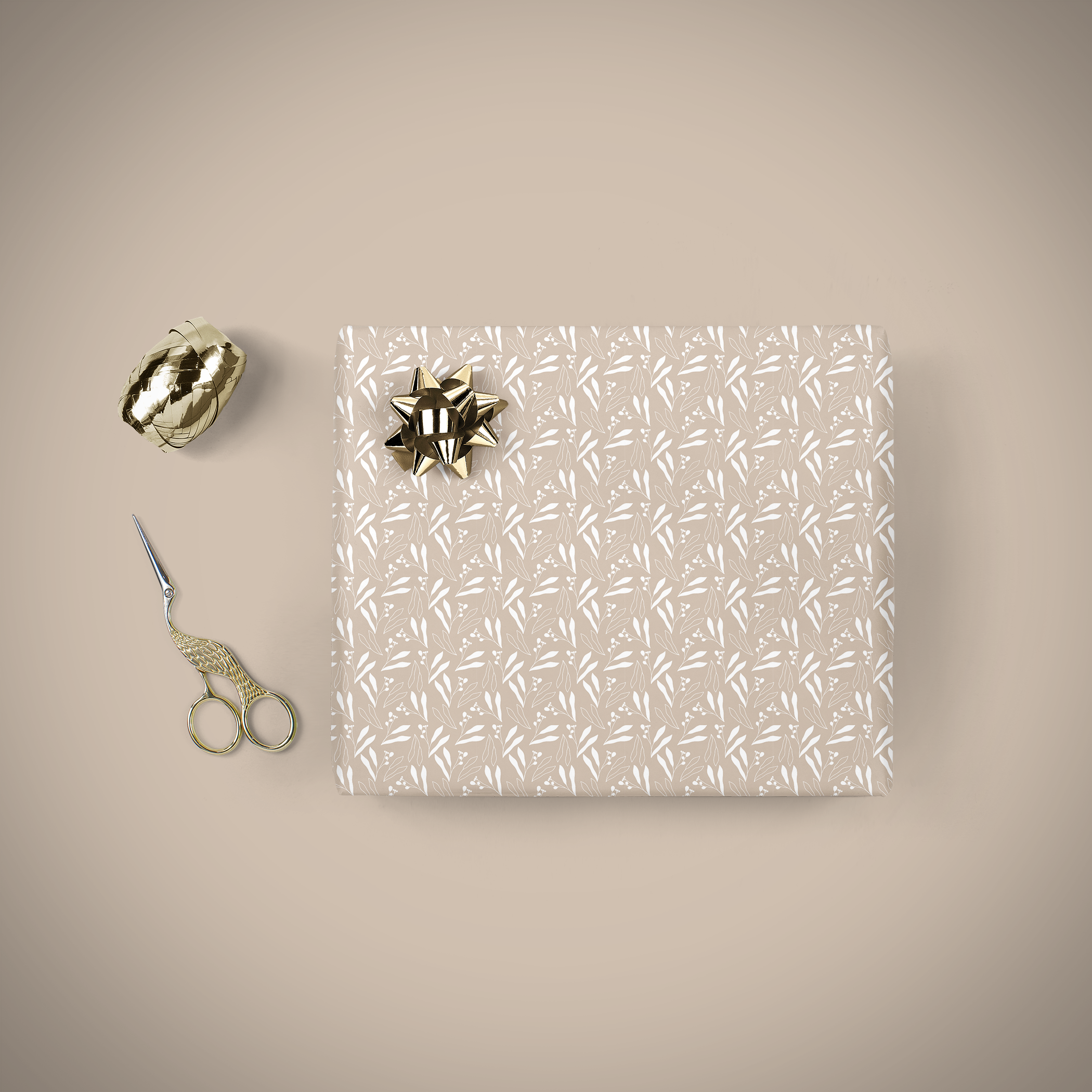Flora wrapping sheets+note cards<br/>(set of 5) - PAPER-IT