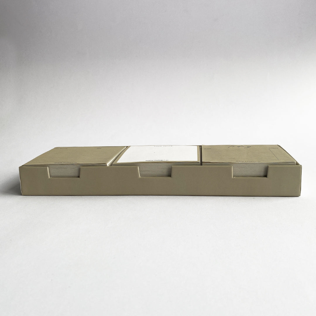 Sage memo pads box