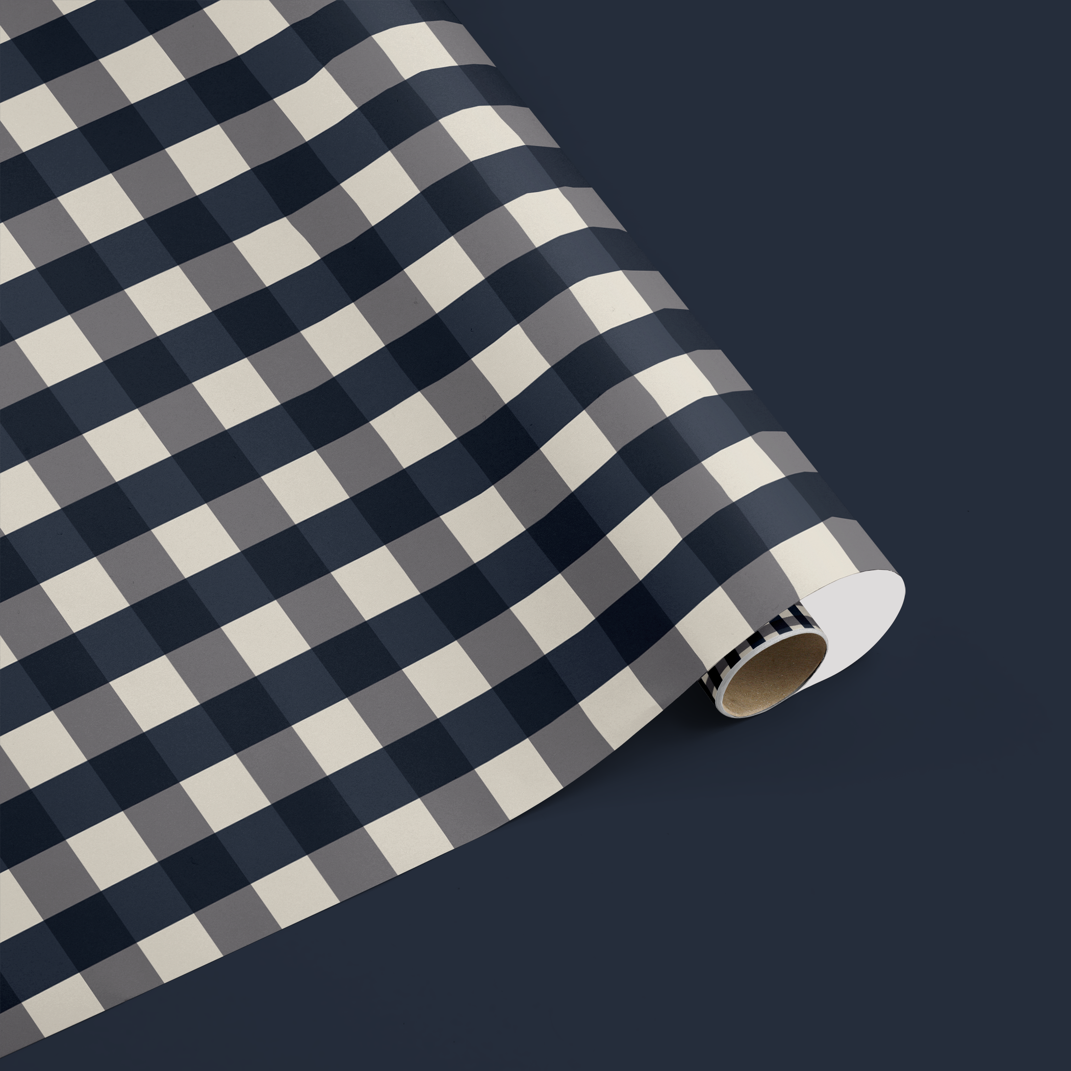 Checkered wrapping sheets+note cards<br/>(set of 5) - PAPER-IT