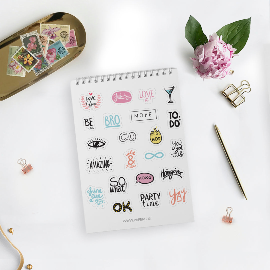 Sticker book <br/> (9 sticker sheets)
