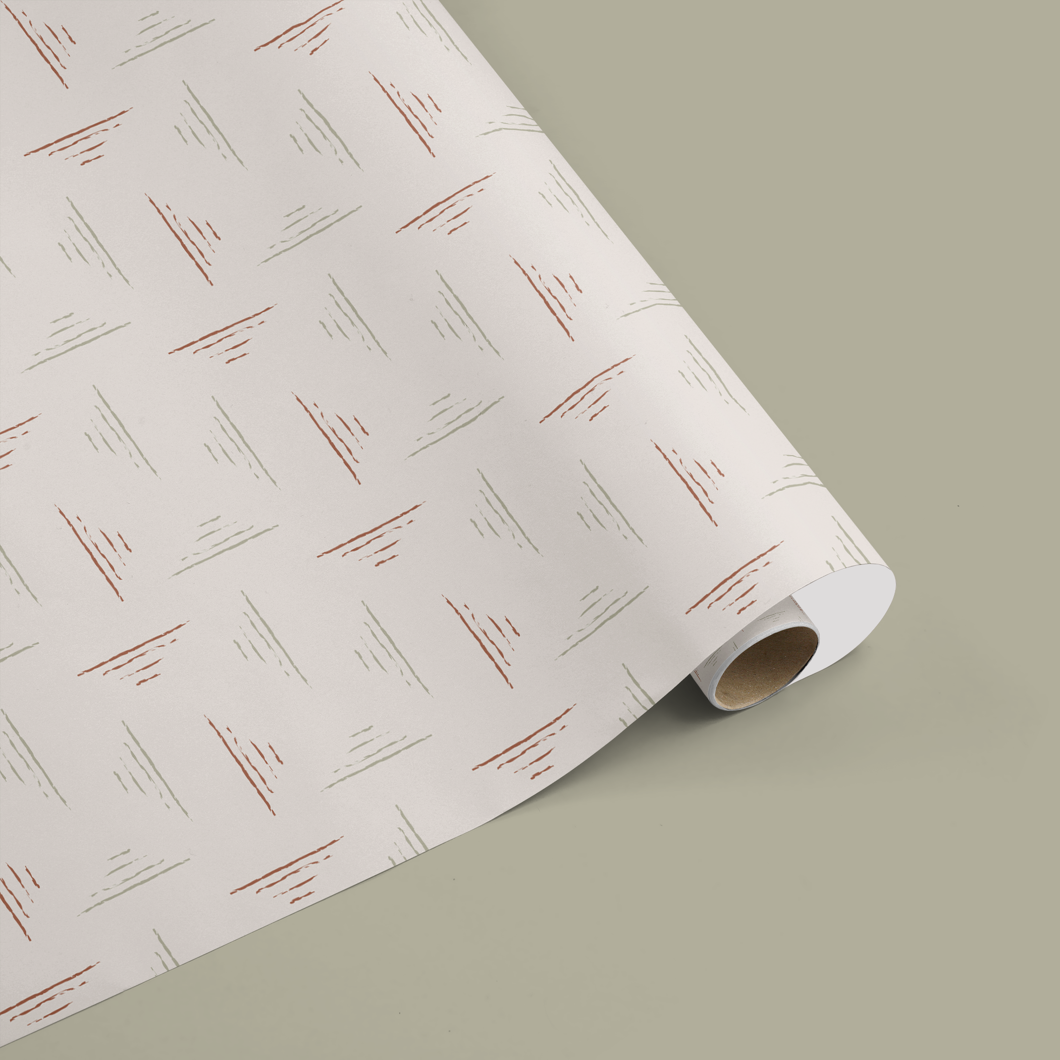 Cinnamon wrapping sheets+note cards<br/>(set of 5) - PAPER-IT