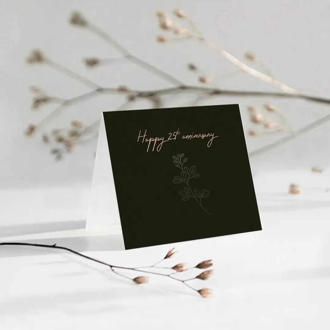 Green 25th Anniversary Cards <br/> set of 10 - PAPER-IT