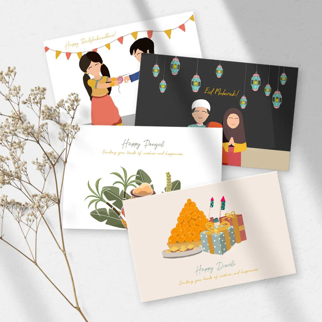 Postcards | Celebration Time (Set Of 4)