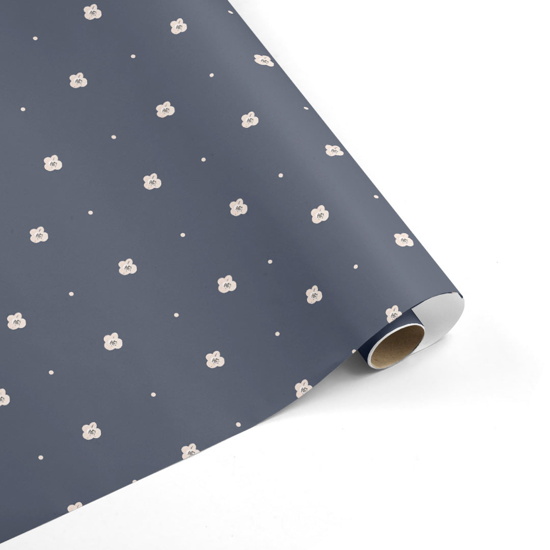 Blue wrapping sheets+note cards<br/>(set of 5) - PAPER-IT