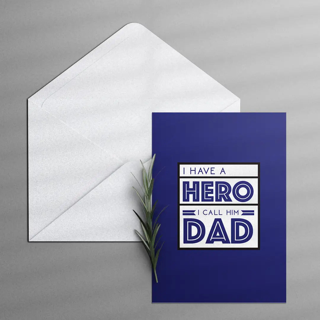 Hero dad <br/> Greeting Card