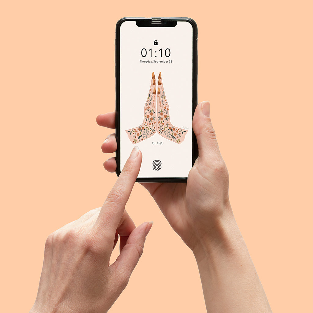 Flower child wallpapers </br> Set of 3