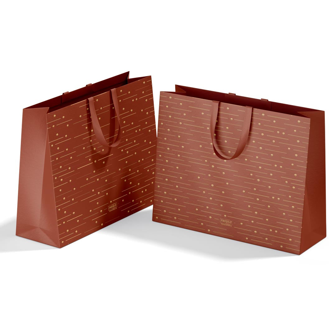 Orange Medium Bags <br/> (Set of 5)