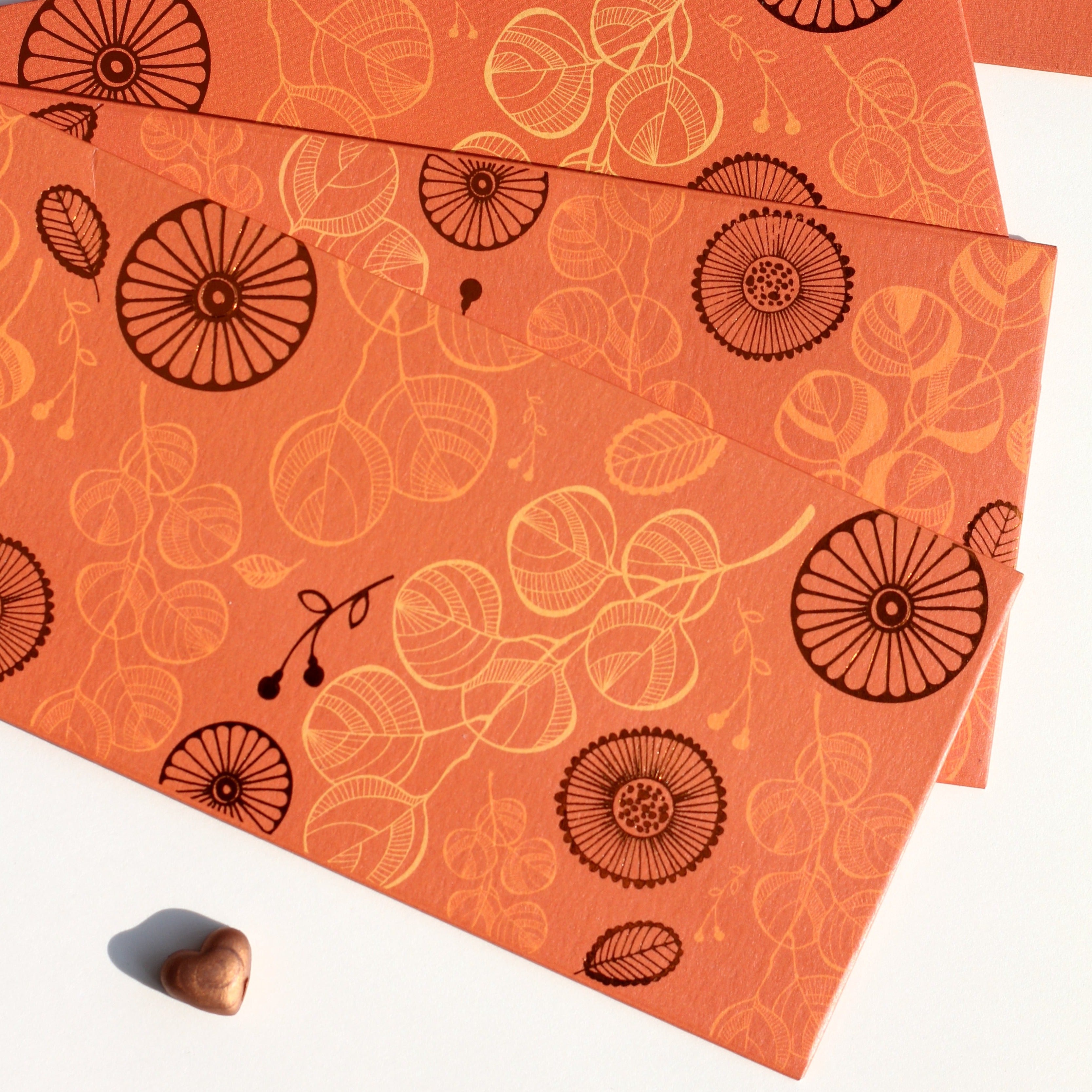 Sandstone money envelopes (foiling) set of 12