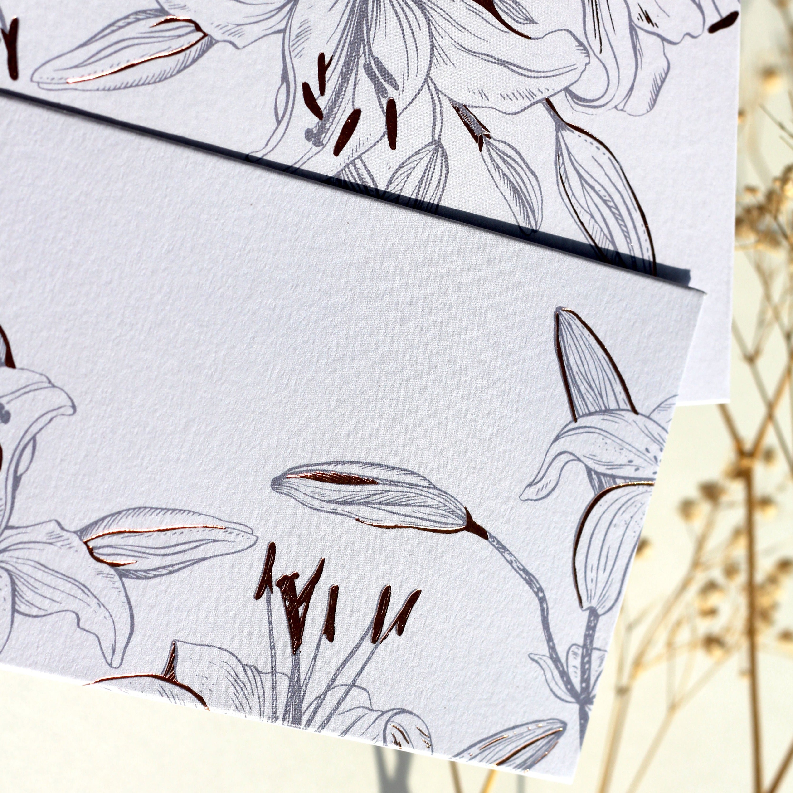Frost blue money envelopes (foiling) set of 12