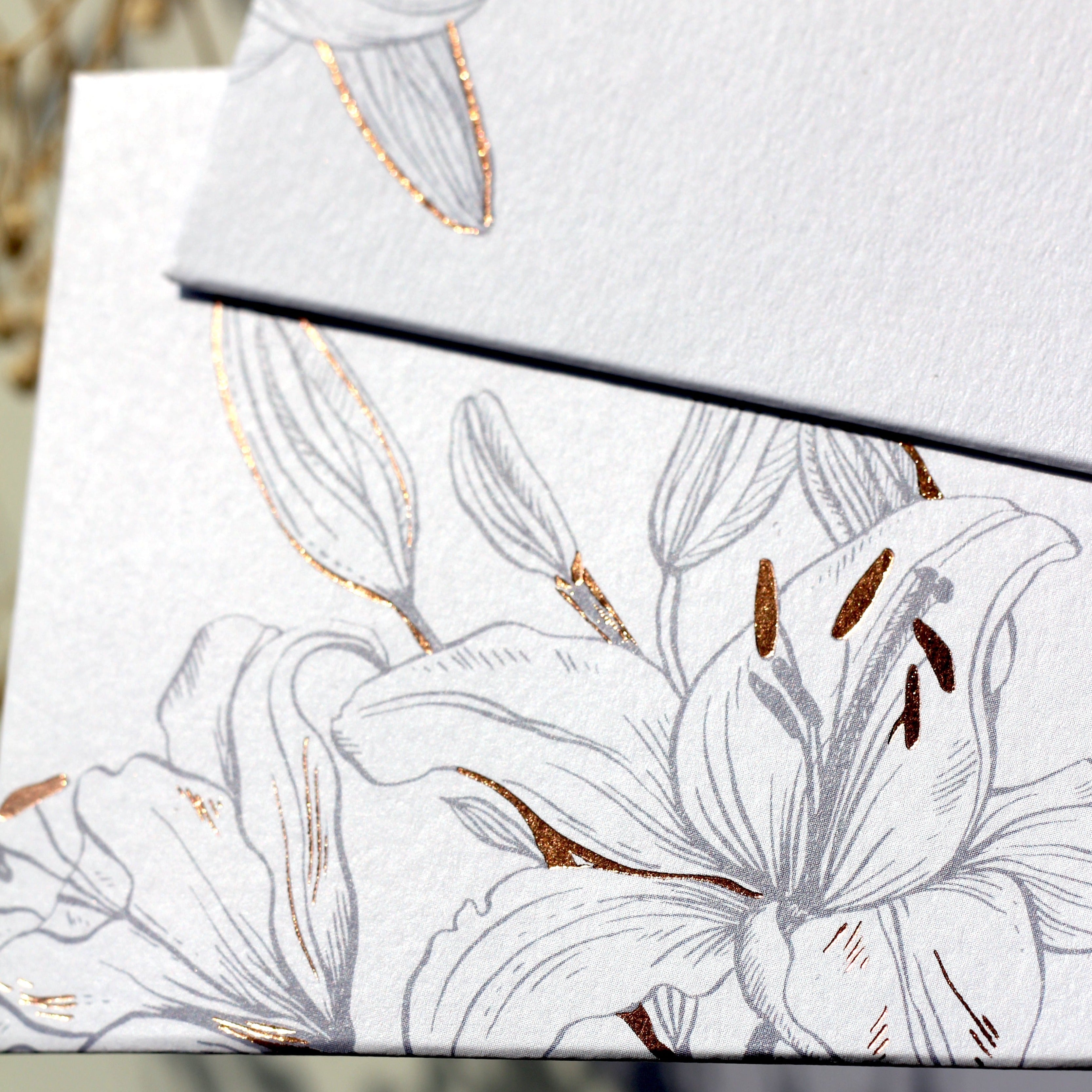 Frost blue money envelopes (foiling) set of 12