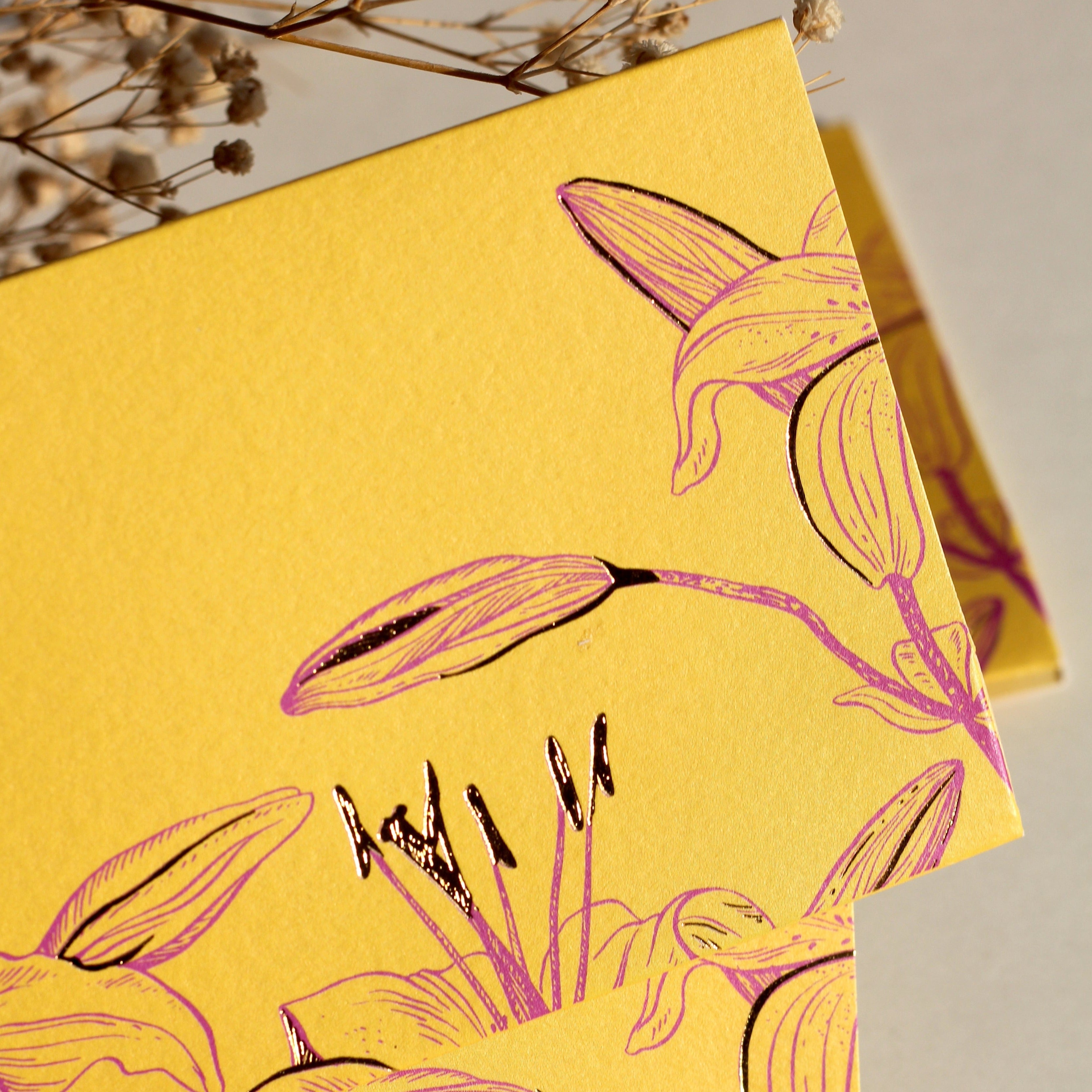 Canary money envelopes (foiling) set of 12