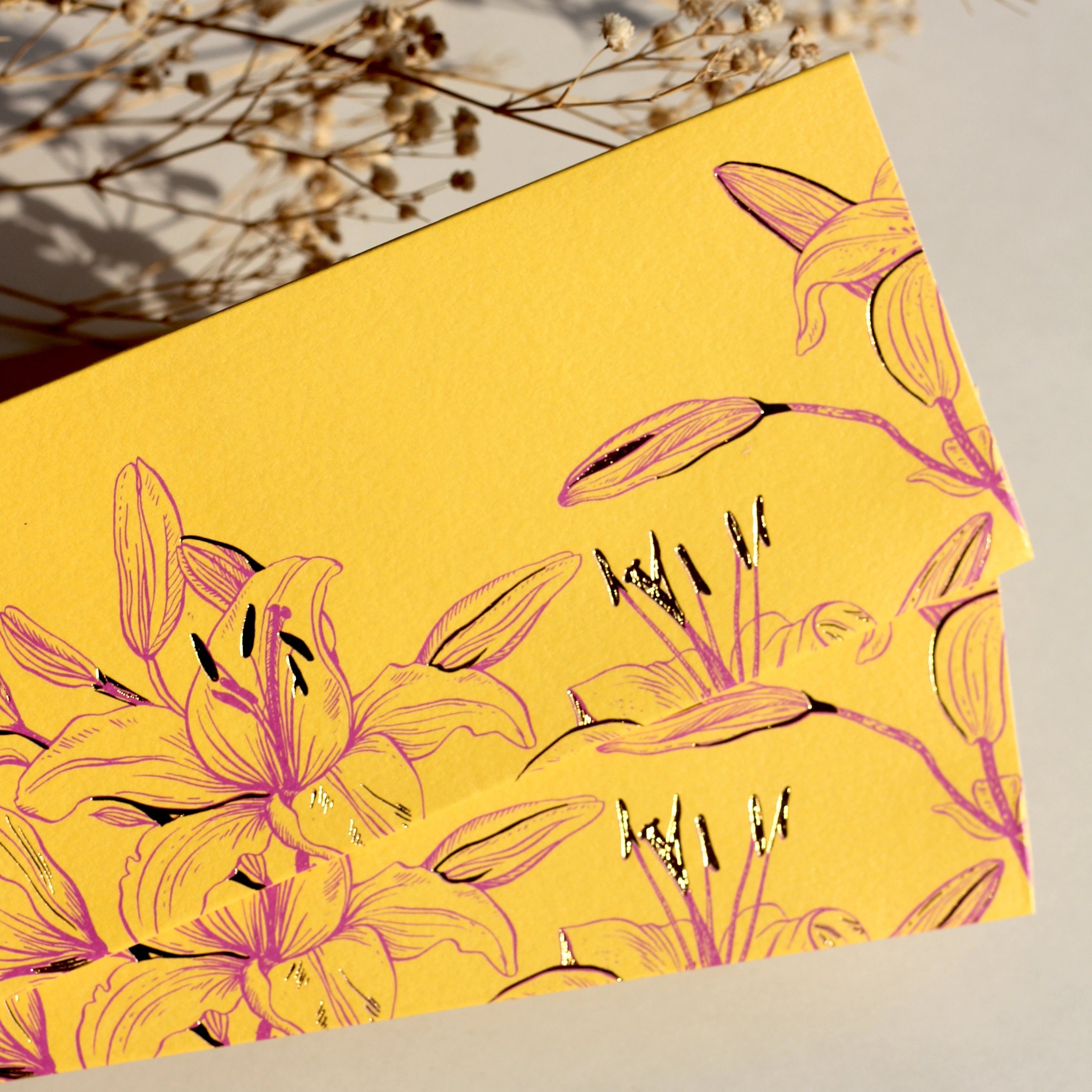Canary money envelopes (foiling) set of 12