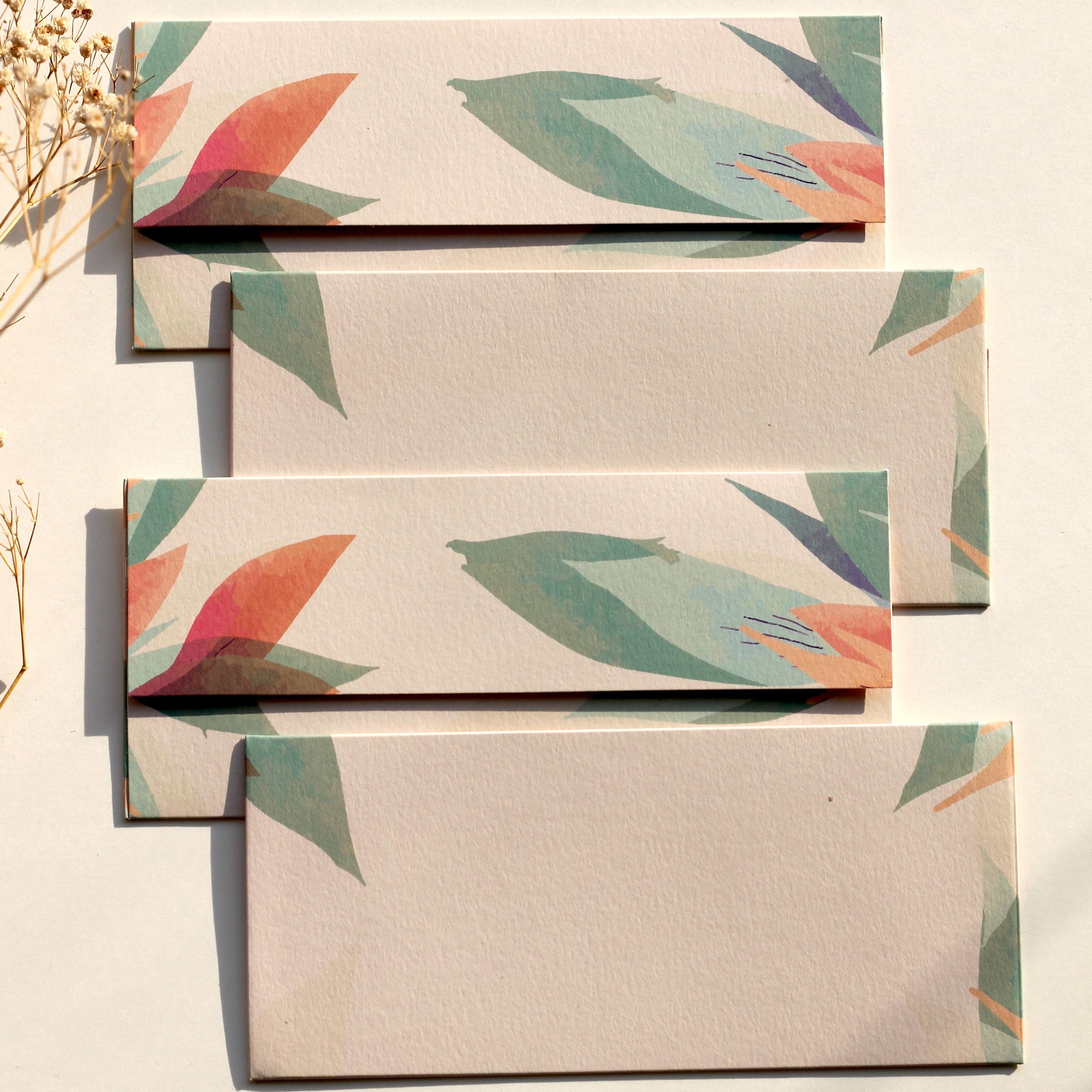 Barely pink money envelopes <br/> set of 12