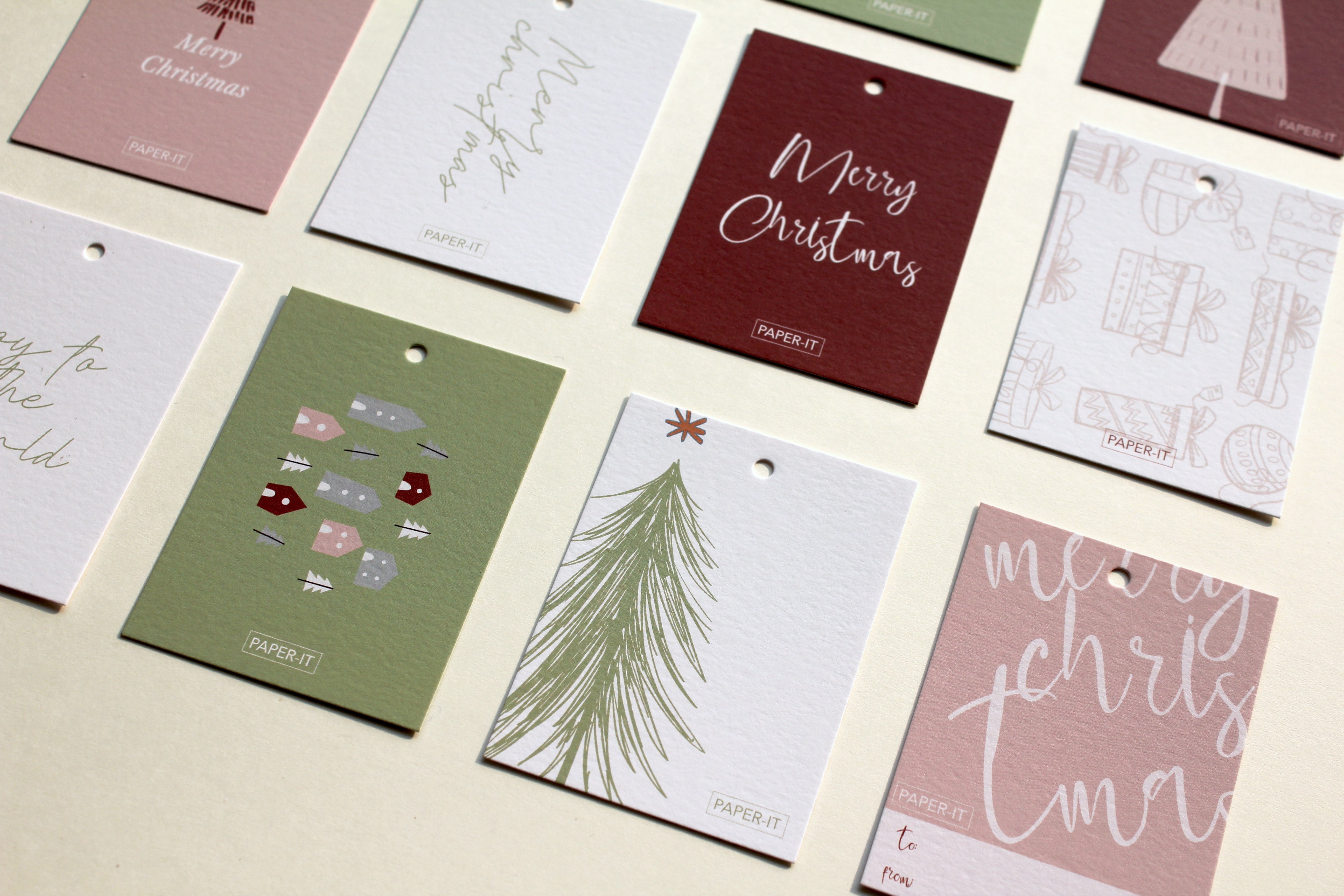 Christmas gift tags <br/> (set of 12)