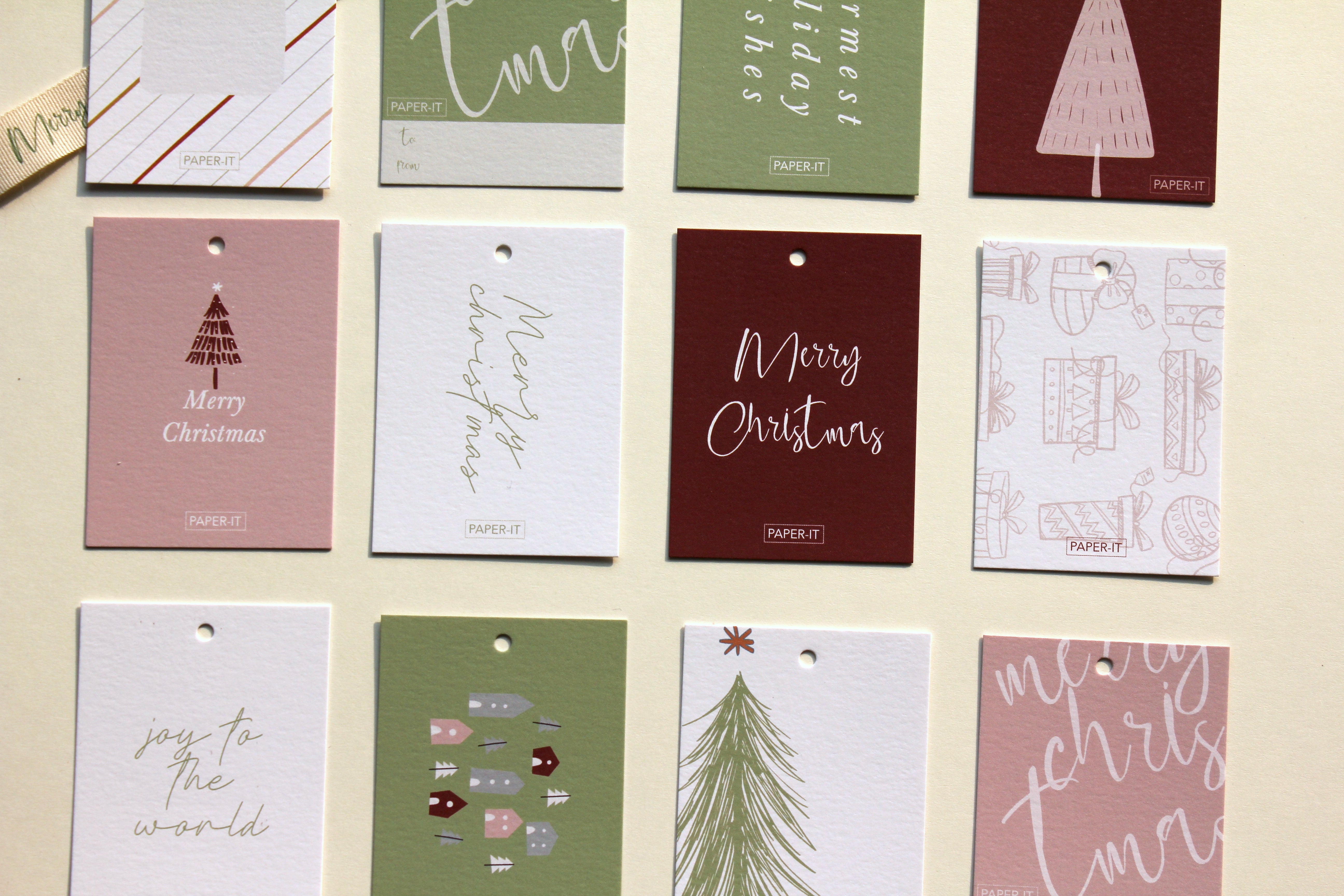 Christmas gift tags <br/> (set of 12)