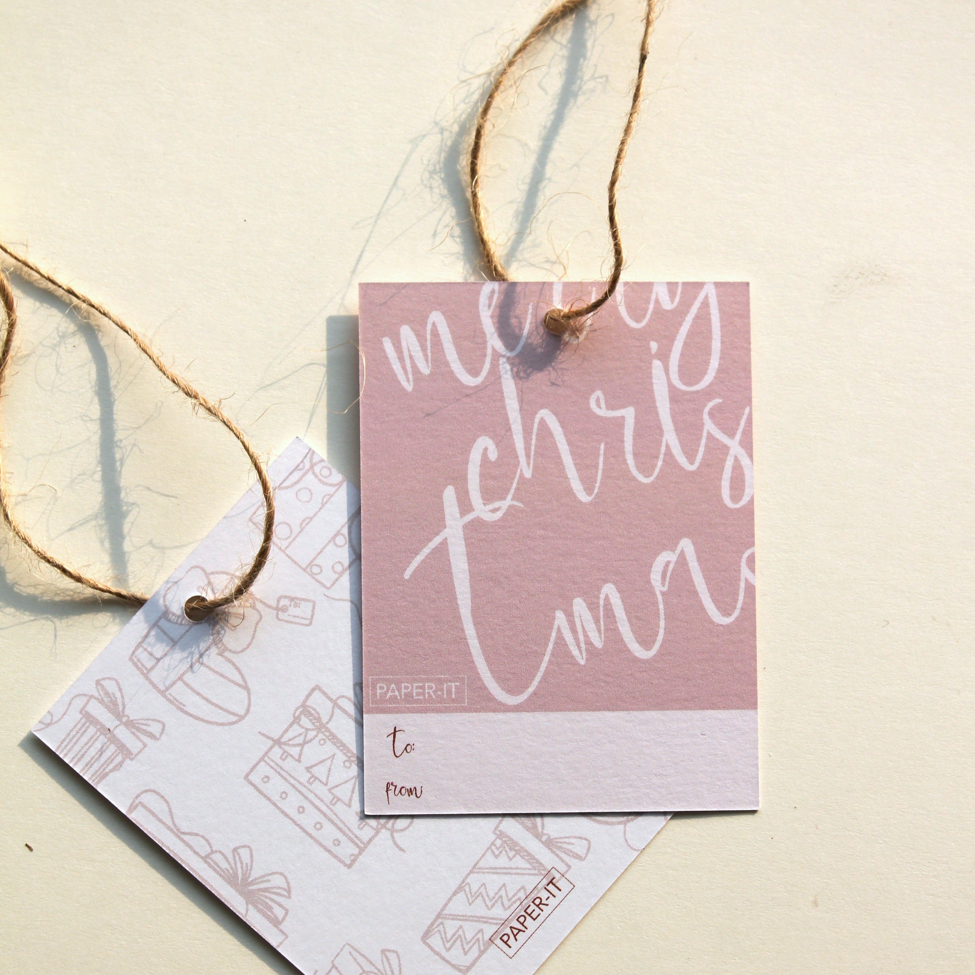 Christmas gift tags <br/> (set of 12)