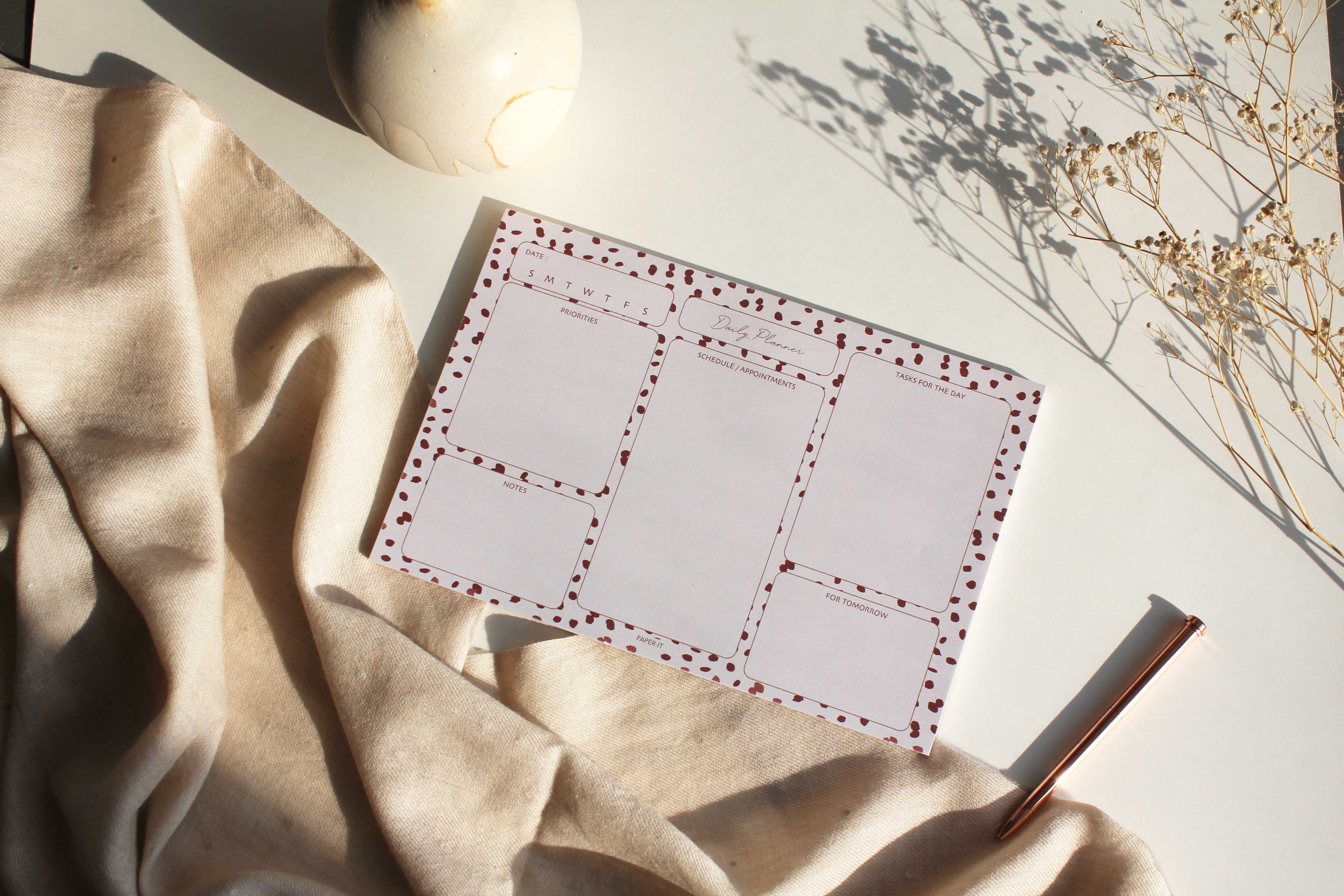 Mocha daily planner