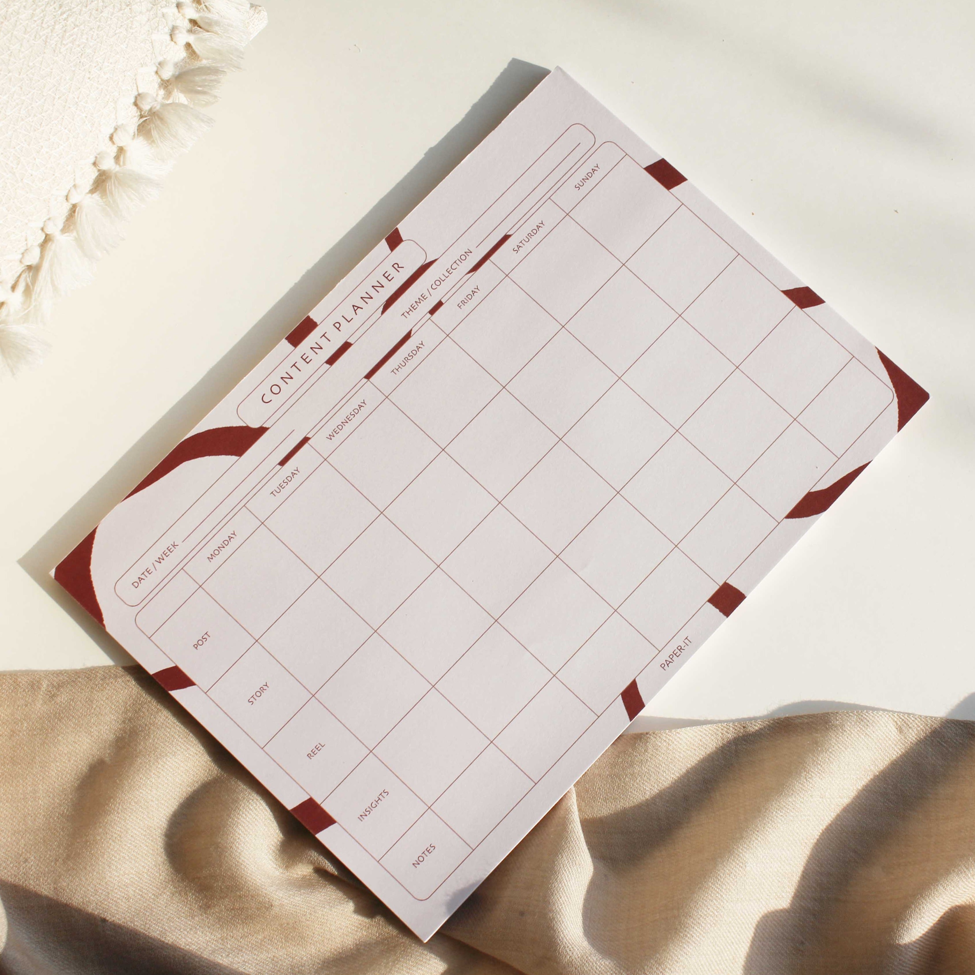 Instagram content planner