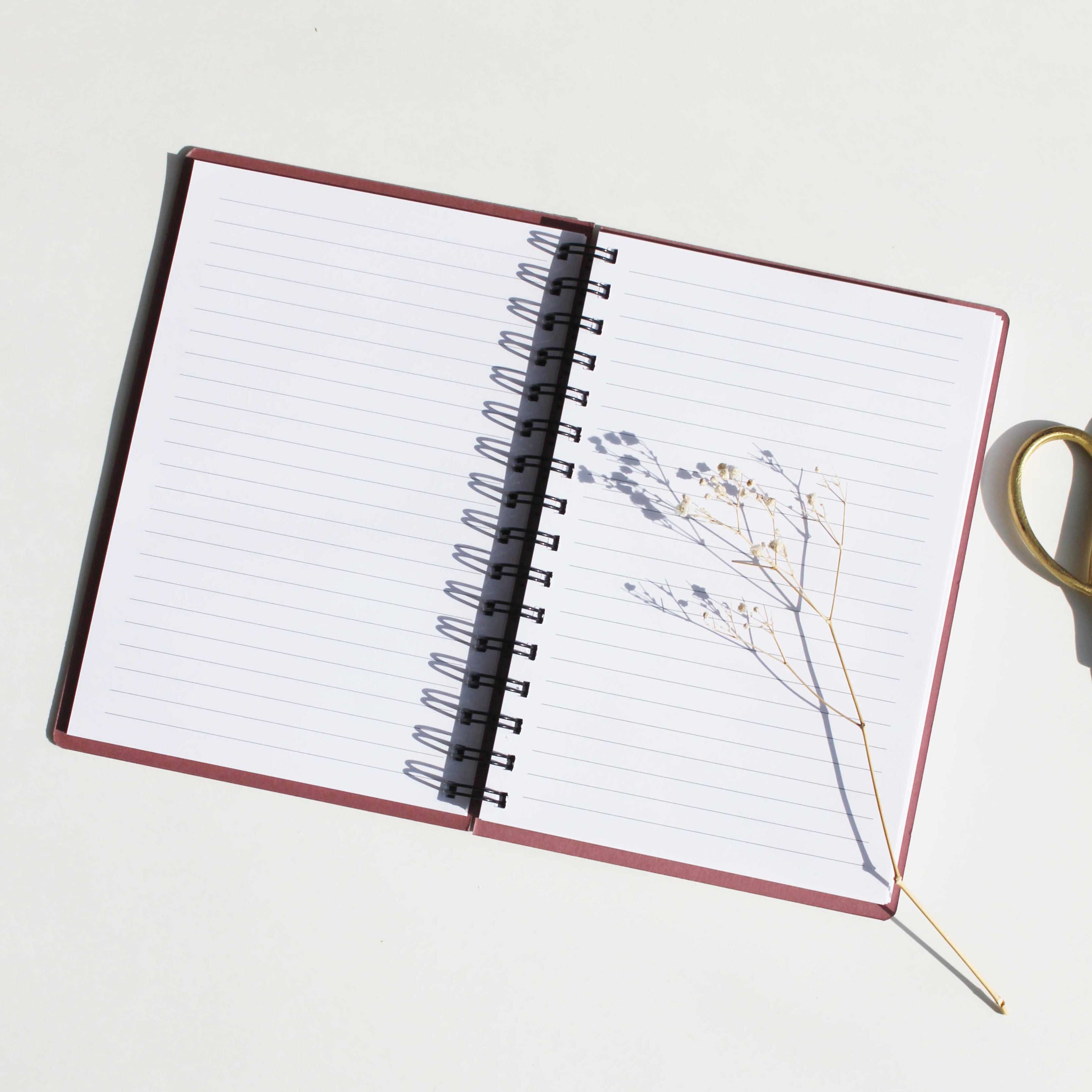 A5 Rosebud Foiled Notebook