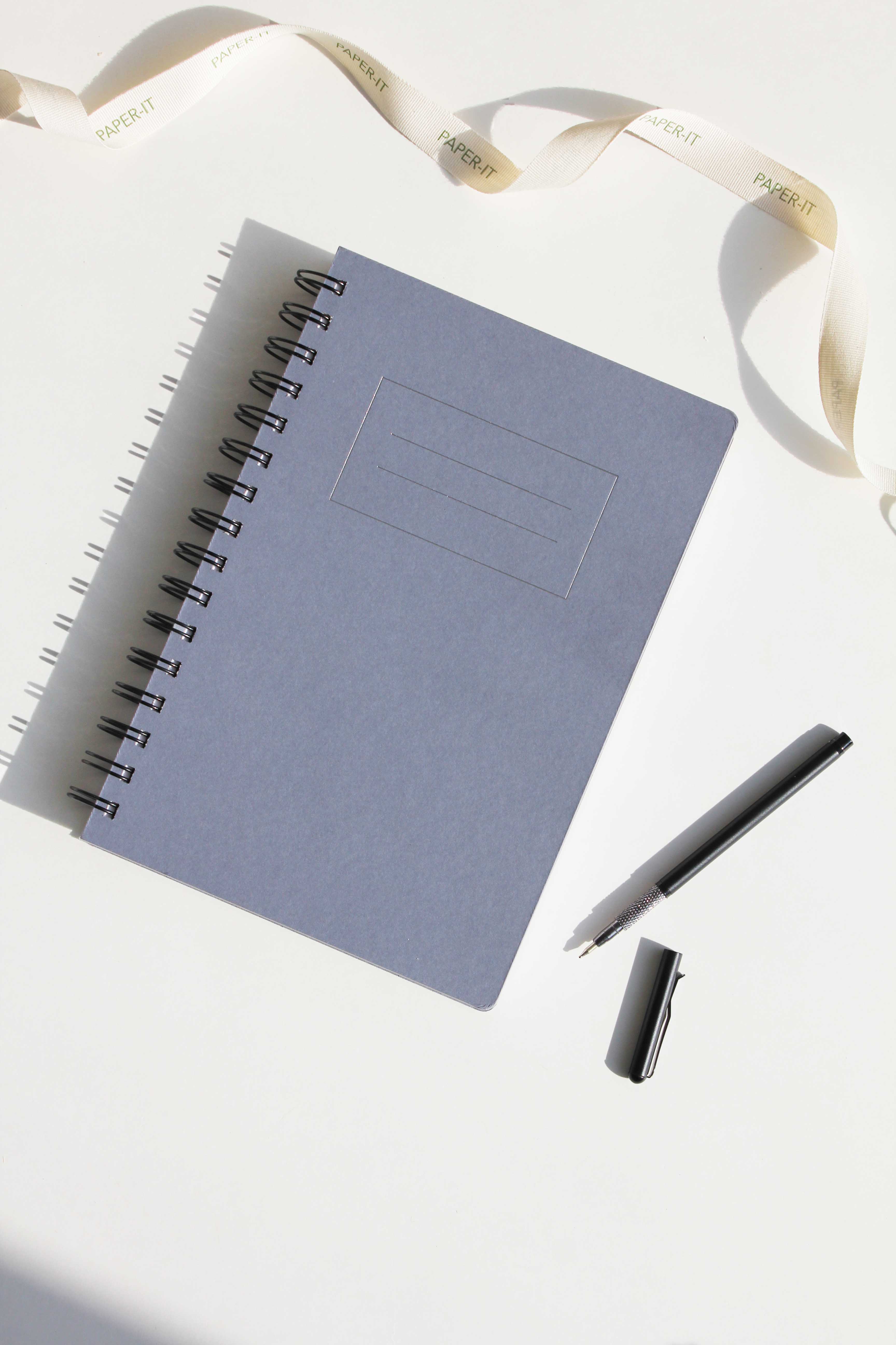 A5 Grey Foiled Notebook