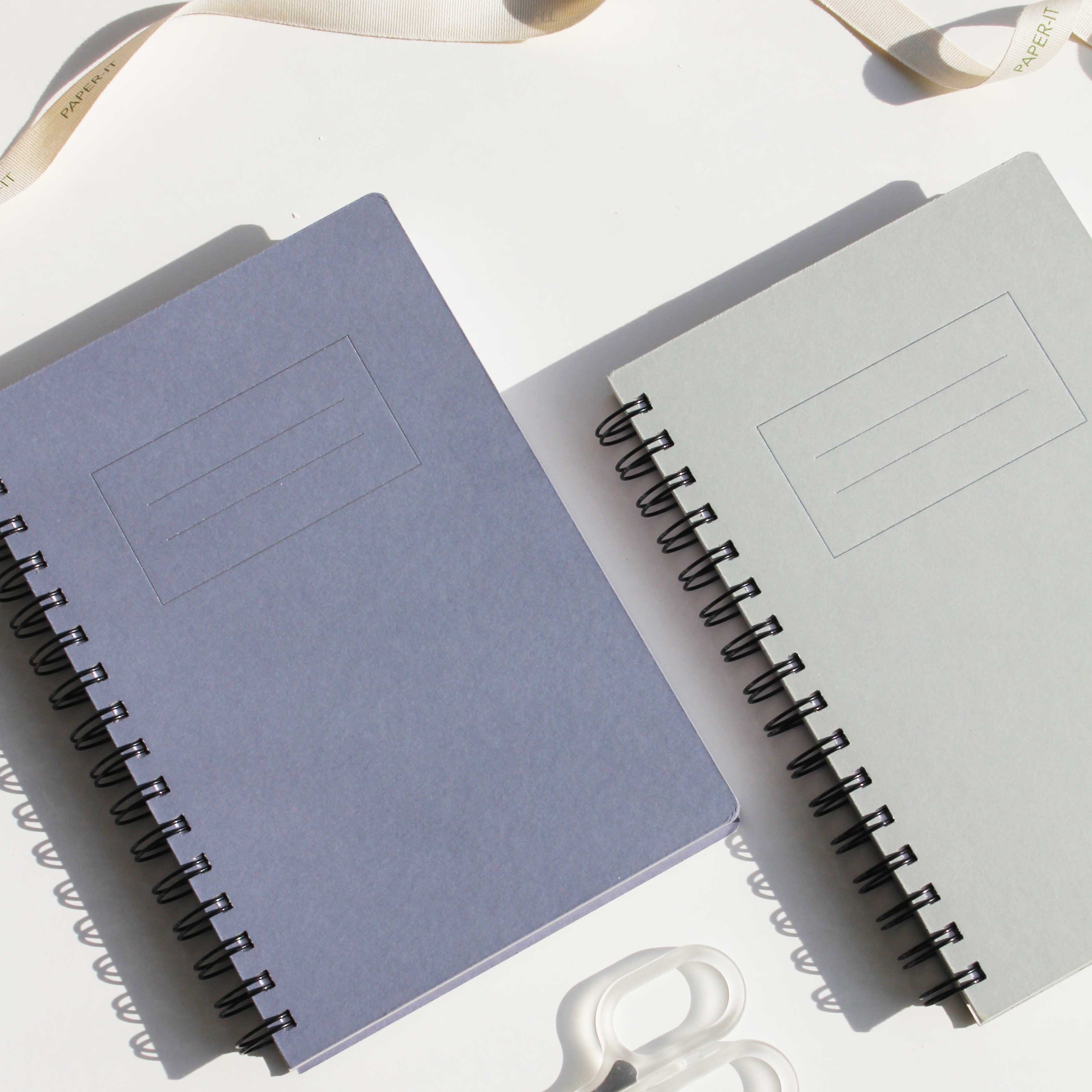 A5 Lichen + Albatross Foiled Notebook (Set of 2)