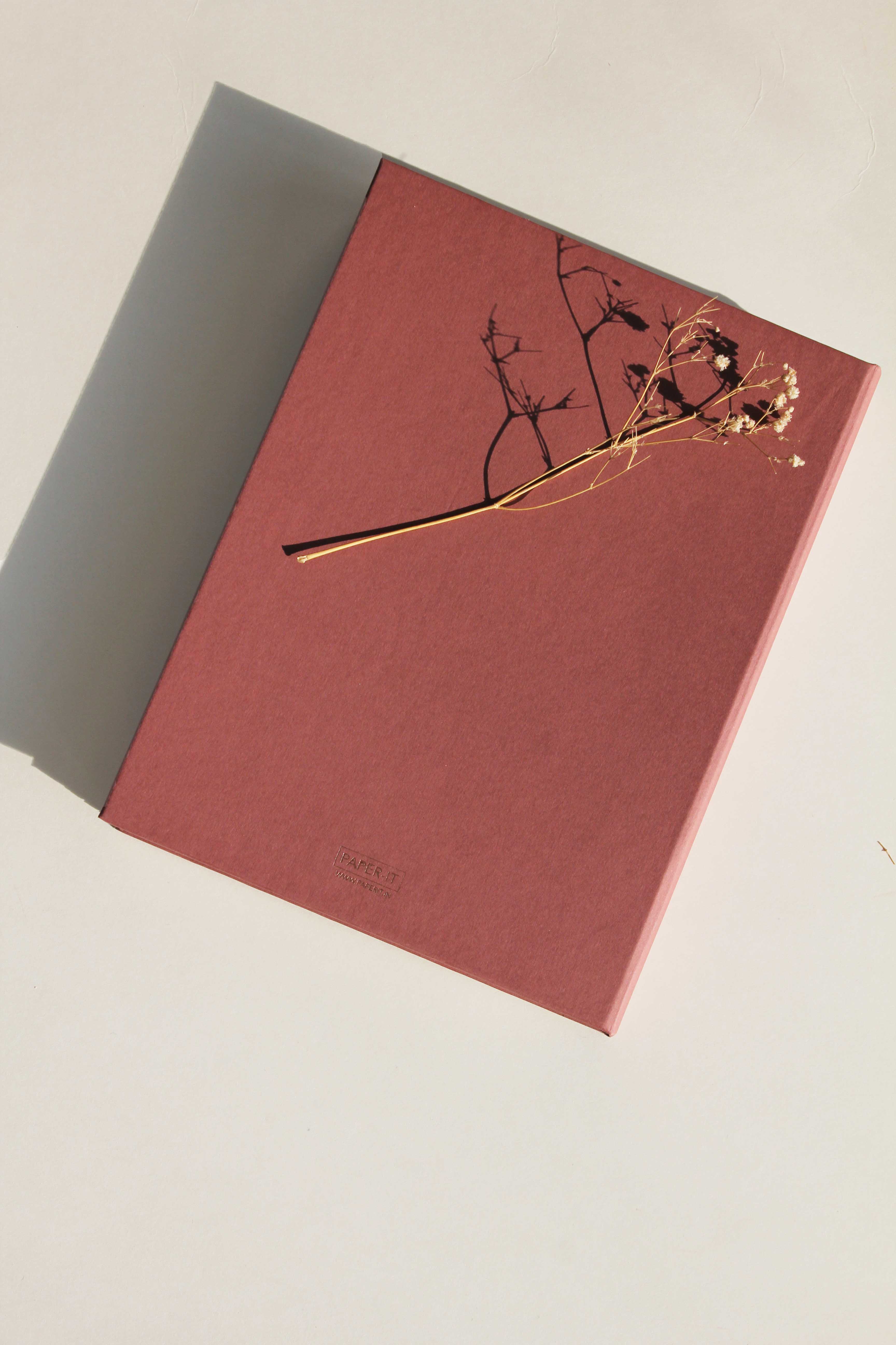 Rosebud foiled folder Notebook