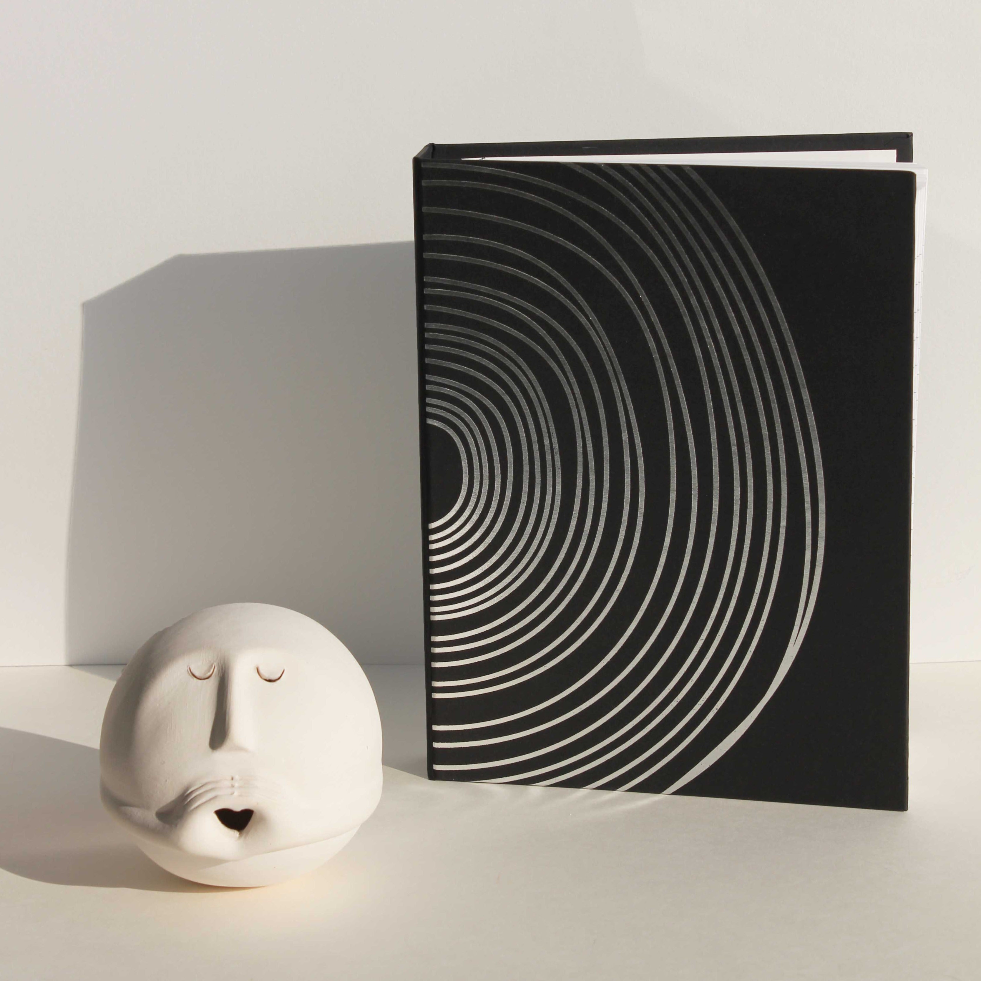 Black foiled folder Notebook